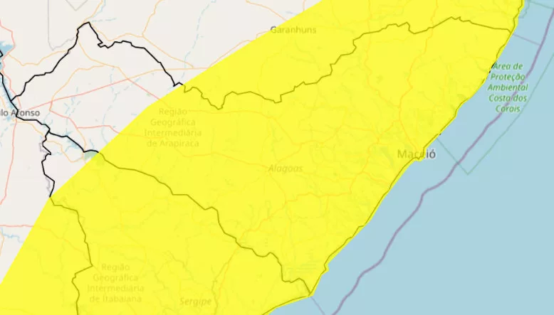 Inmet Emite Alerta De Chuvas Intensas Em Munic Pios Alagoanos Alagoas Horas L Der Em