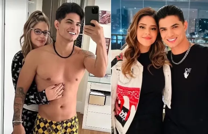 Filha de Tom Cavalcante posa com namorado sertanejo