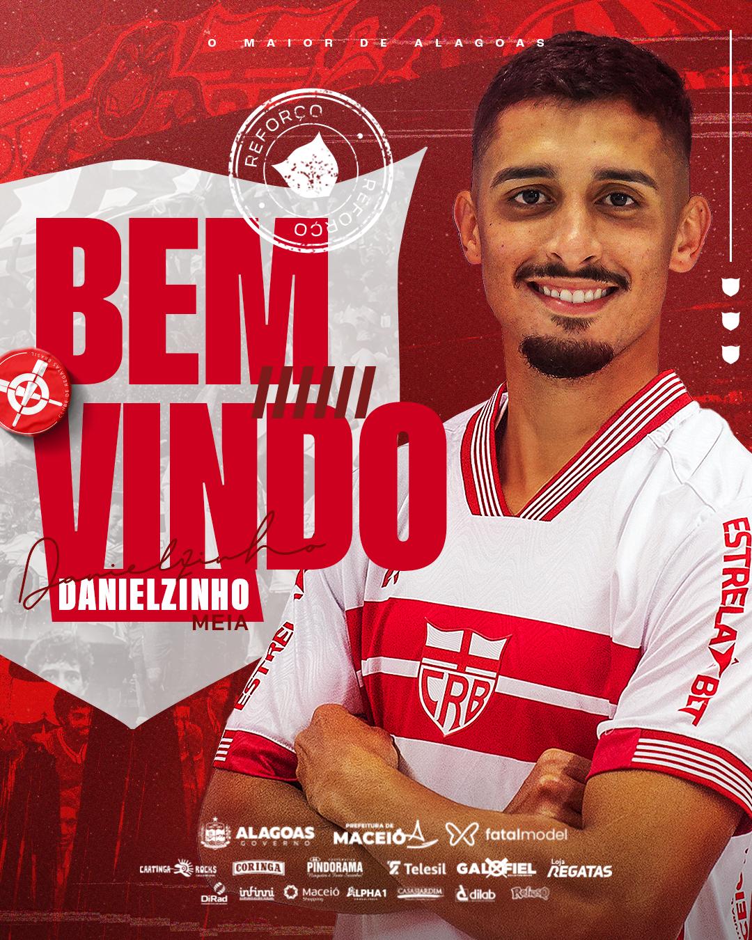 CRB anunciou contratação de Danielzinho, meia ex-Fluminense