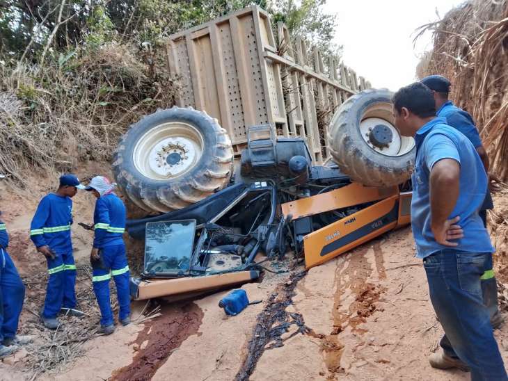 Trabalhador foi esmagado por trator em fazenda